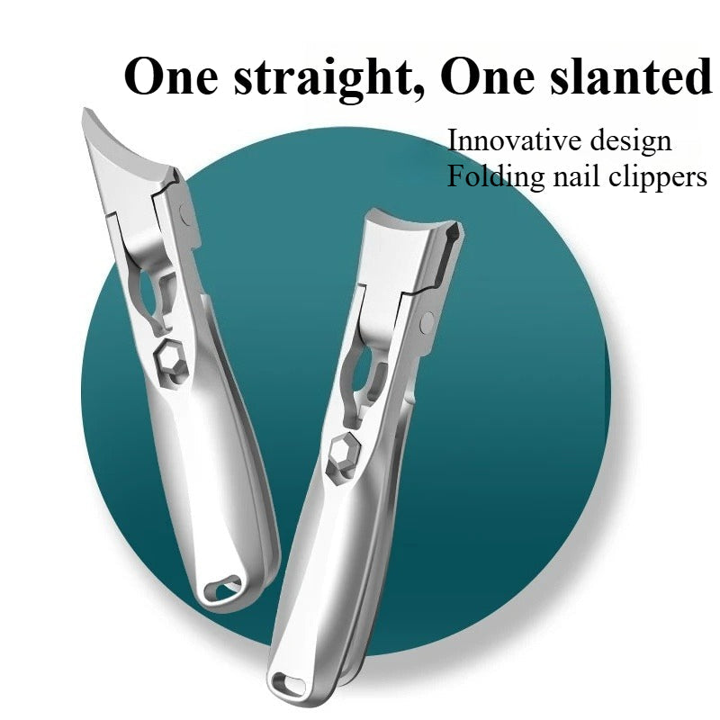 Precision Nail Clippers, Straight or 25° Angled Edge, Die-Cast Metal