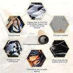Self-Adhesive Car Hood Sound Insulation Foam, Rubber Composite, 5 mm and 10 mm