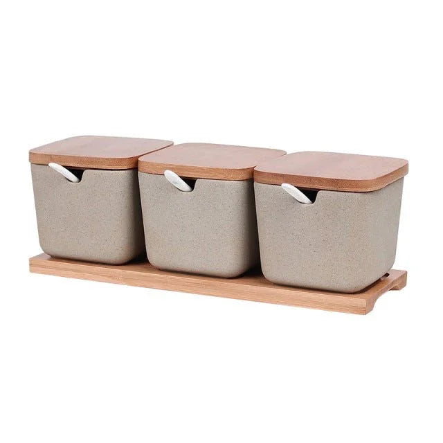 Daleford Ceramic Seasoning Jar Set