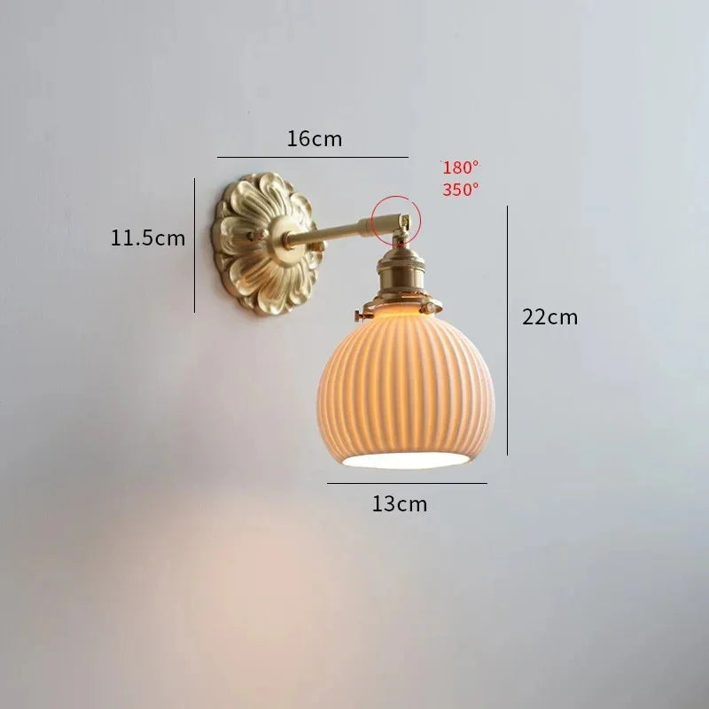 Dalvvia Brass Lamp