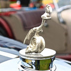 Road Runner Car Hood Ornament, Chrome-Plated Lead-Free Tin, 4 x 4 Inches