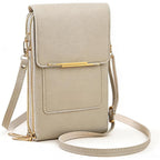 RFID-Blocking Crossbody Phone Wallet Bag for Phones Up to 6.7 in