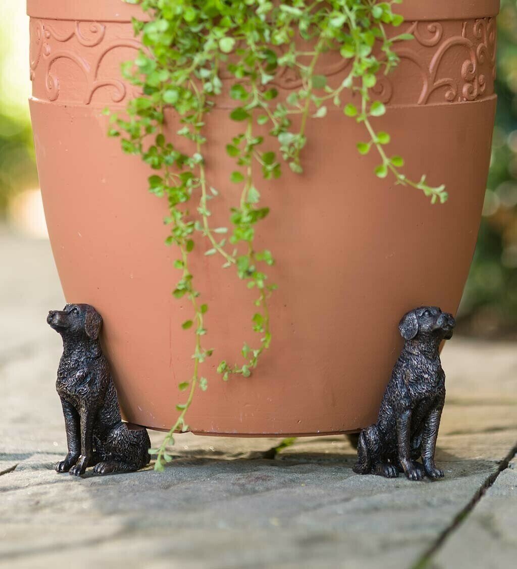 Decorative Animal Plant Pot Feet, Frost-Resistant Poly-Resin, view 3