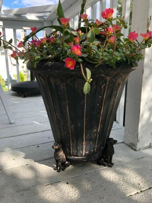 Decorative Animal Plant Pot Feet, Frost-Resistant Poly-Resin, view 9
