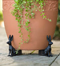 Decorative Animal Plant Pot Feet, Frost-Resistant Poly-Resin