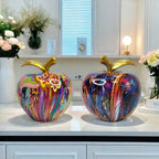 Decorative Apple Figure with Artistic Design | Thrascher