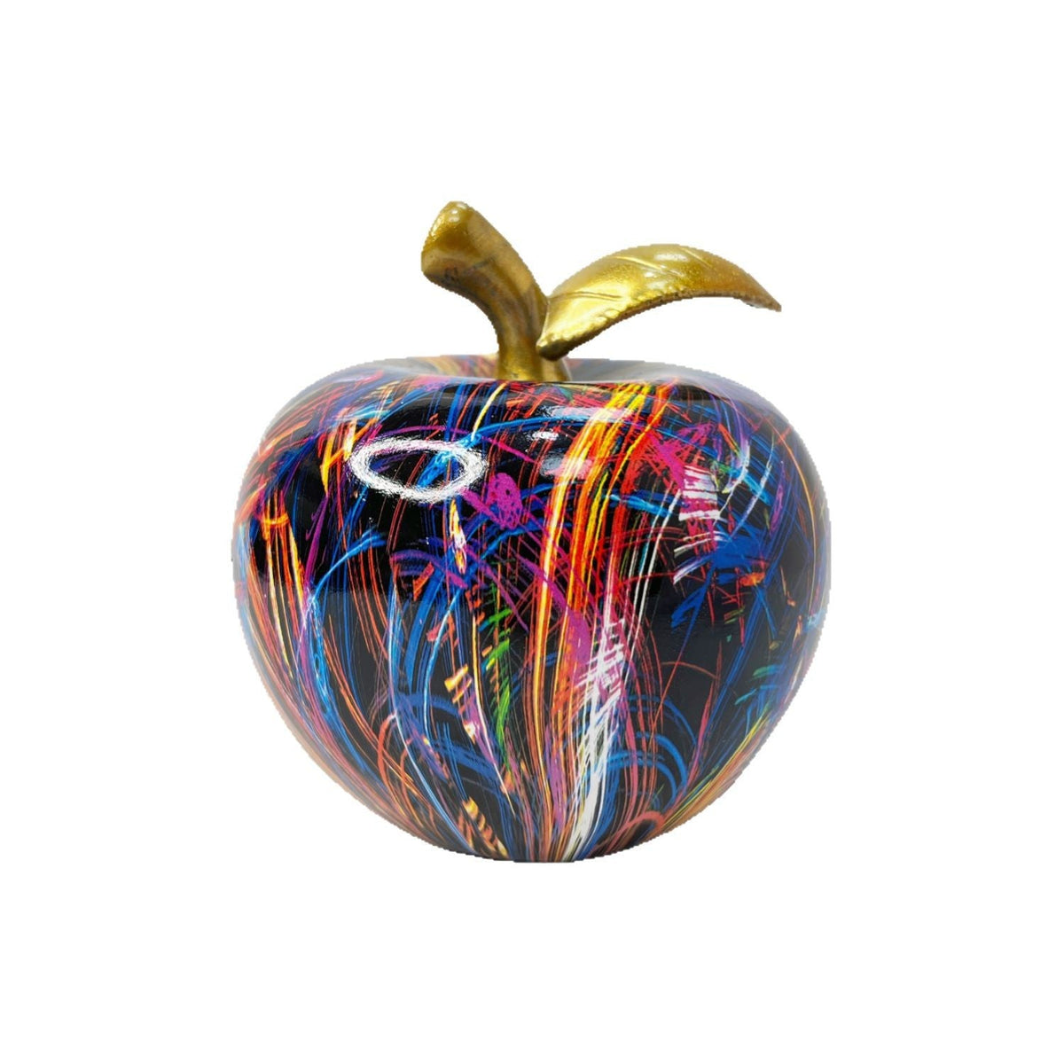 Decorative Apple Figure with Artistic Design | Thrascher