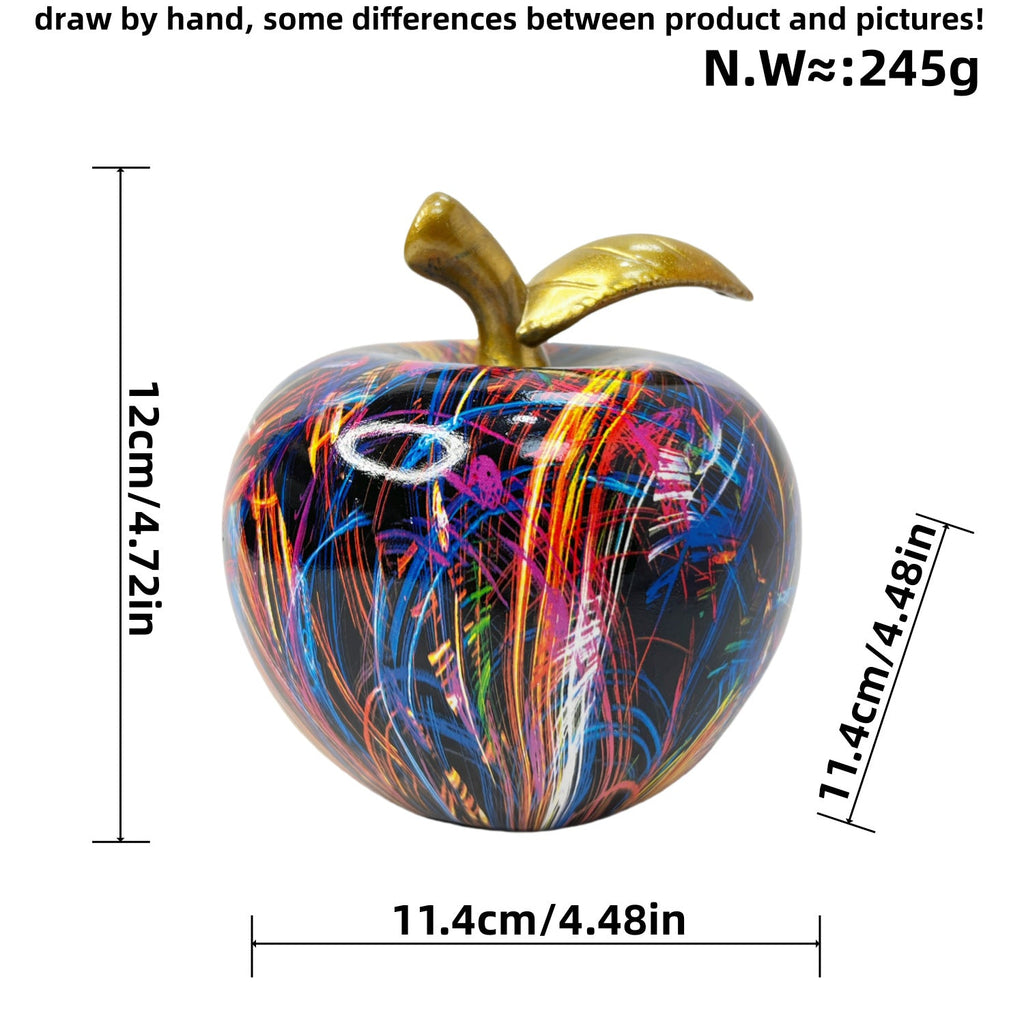 Decorative Apple Figure with Artistic Design | Thrascher