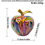 Decorative Apple Figure with Artistic Design | Thrascher