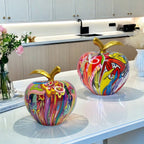 Decorative Apple Figure with Artistic Design | Thrascher