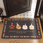 Decorative Area Rug Black | Thrascher