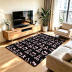 Decorative Area Rug Gray Green | Thrascher