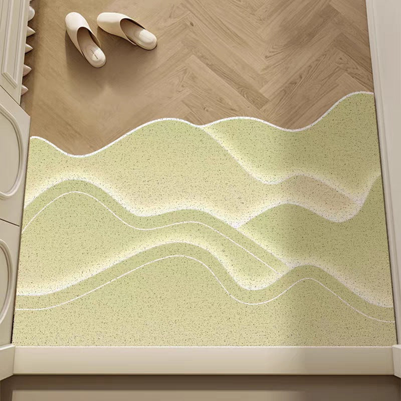 Decorative Area Rug Orange Green | Thrascher