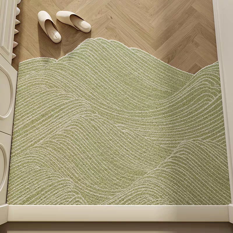 Decorative Area Rug Orange Green | Thrascher