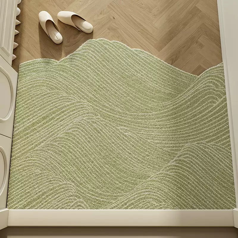 Decorative Area Rug Orange Green | Thrascher