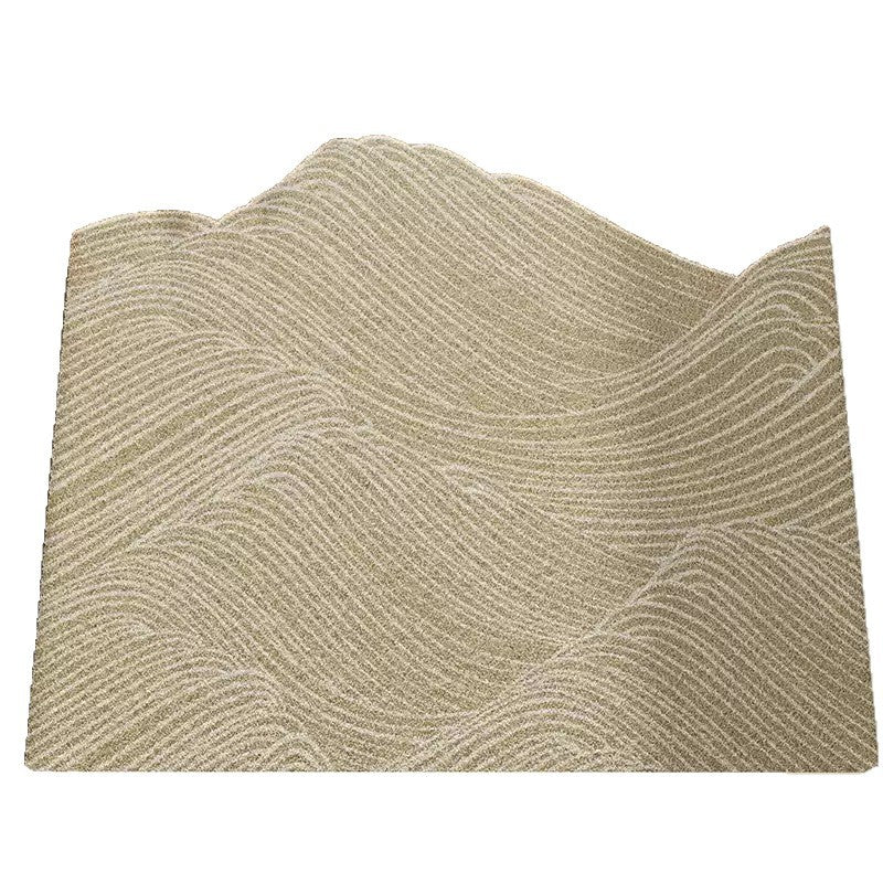 Decorative Area Rug Orange Green | Thrascher