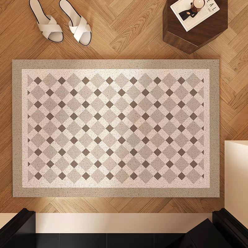 Decorative Area Rug Orange Green | Thrascher