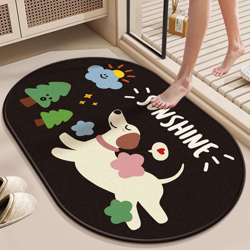 Decorative Area Rug Pink Red | Thrascher