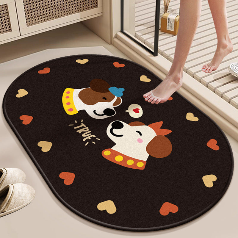 Decorative Area Rug Pink Red | Thrascher