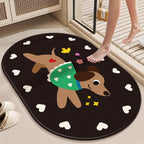 Decorative Area Rug Pink Red | Thrascher