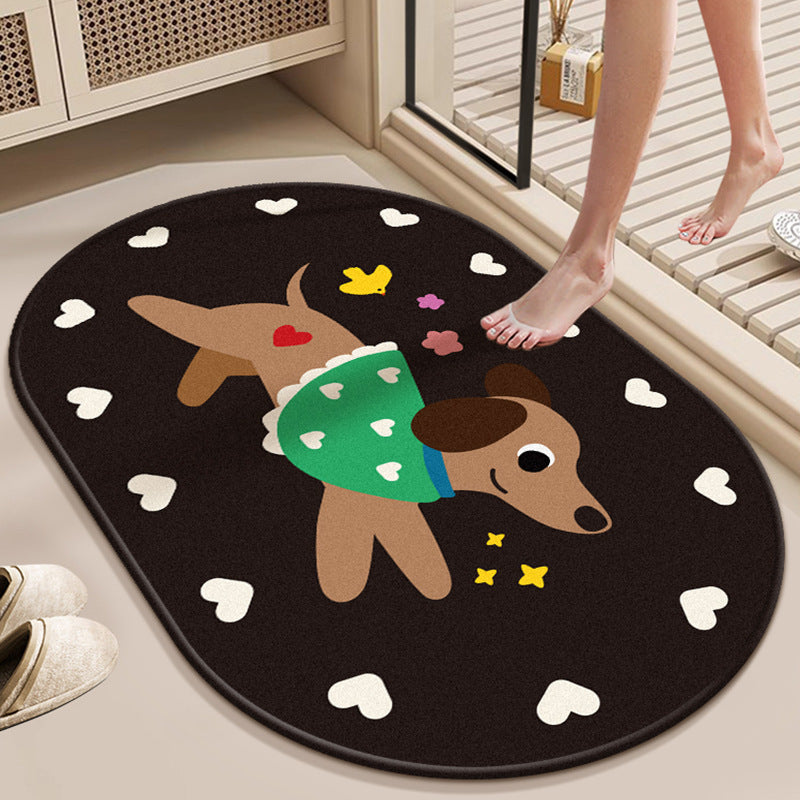 Decorative Area Rug Pink Red | Thrascher