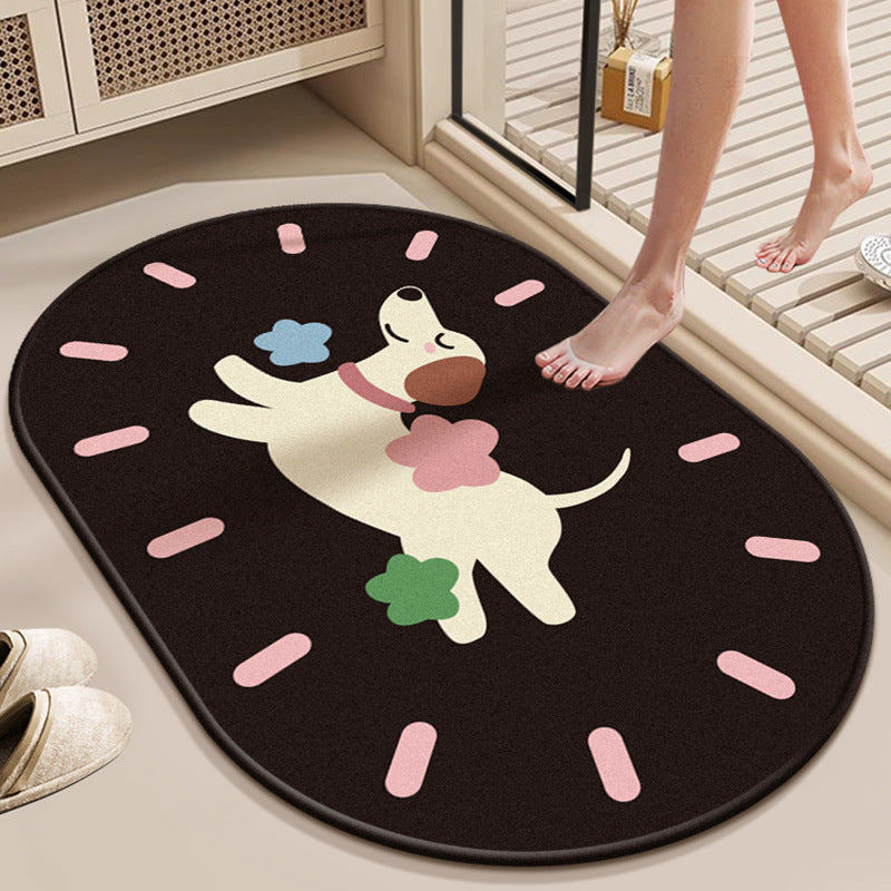 Decorative Area Rug Pink Red | Thrascher