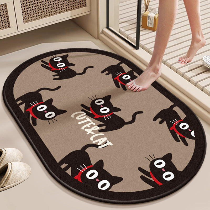 Decorative Area Rug Pink Red | Thrascher