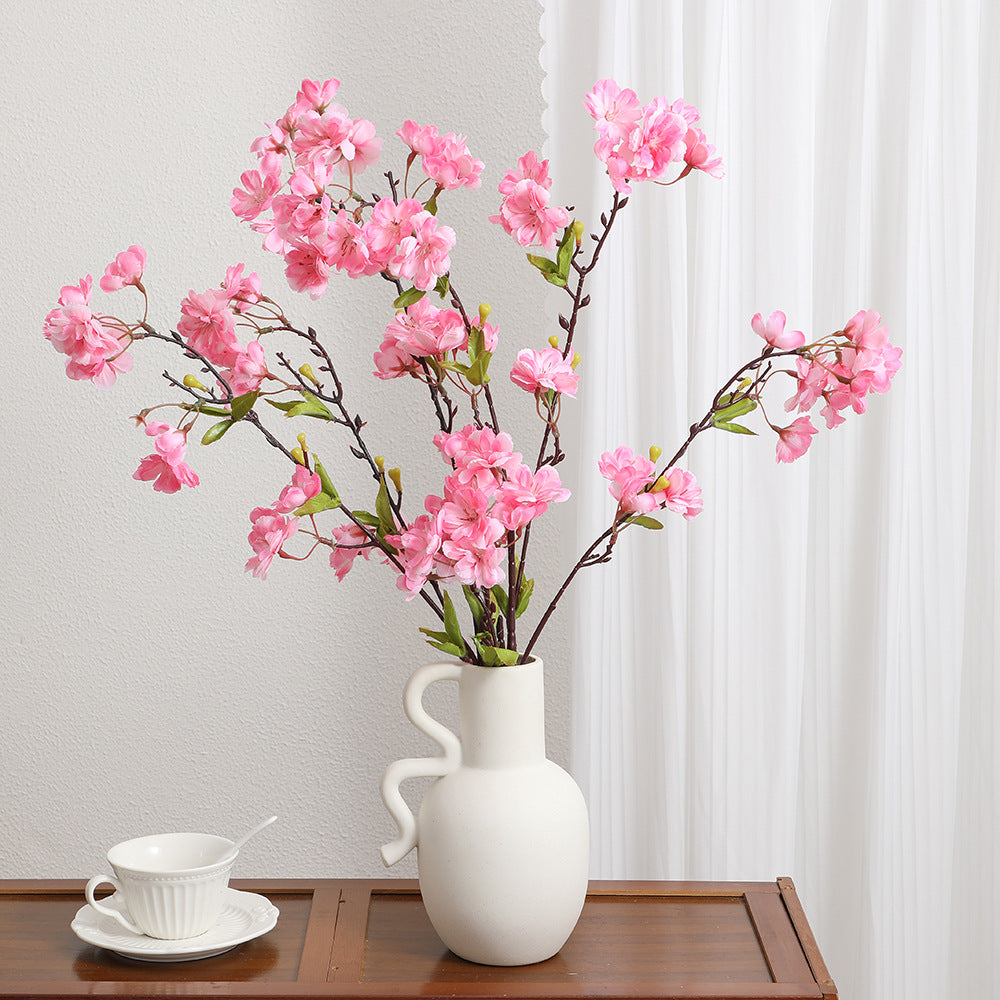 Decorative Artificial Flower Bouquet Magenta White | Thrascher
