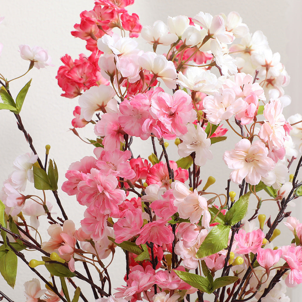 Decorative Artificial Flower Bouquet Magenta White | Thrascher