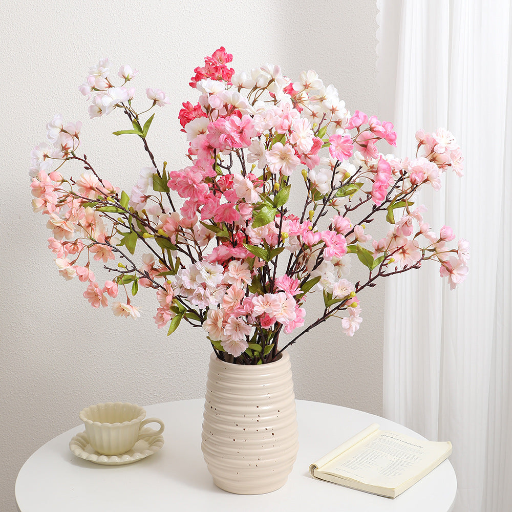 Decorative Artificial Flower Bouquet Magenta White | Thrascher