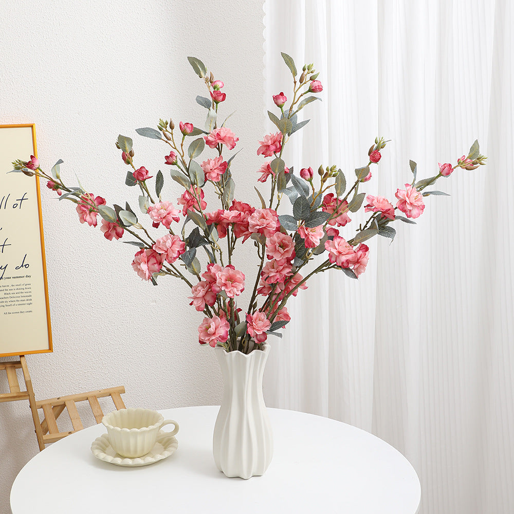 Decorative Artificial Flower Bouquet Red Pink | Thrascher