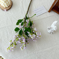 Decorative Artificial Flower Branch Light Lilac White | Thrascher