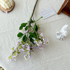 Decorative Artificial Flower Branch Light Lilac White | Thrascher