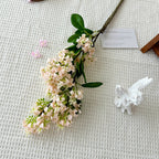 Decorative Artificial Flower Branch Light Lilac White | Thrascher