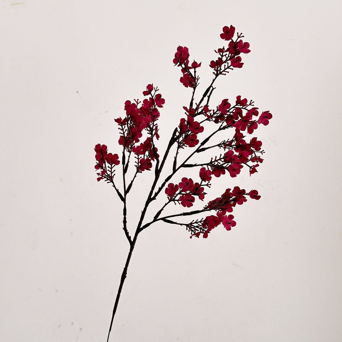 Decorative Artificial Flower Branch White Orange | Thrascher