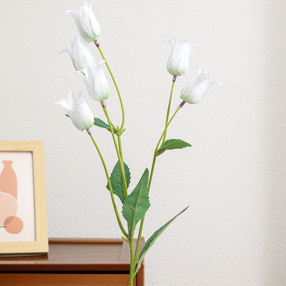 Decorative Artificial Flower Magenta White | Thrascher