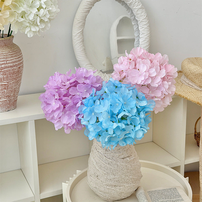 Decorative Artificial Flowers Light Blue Champagne | Thrascher