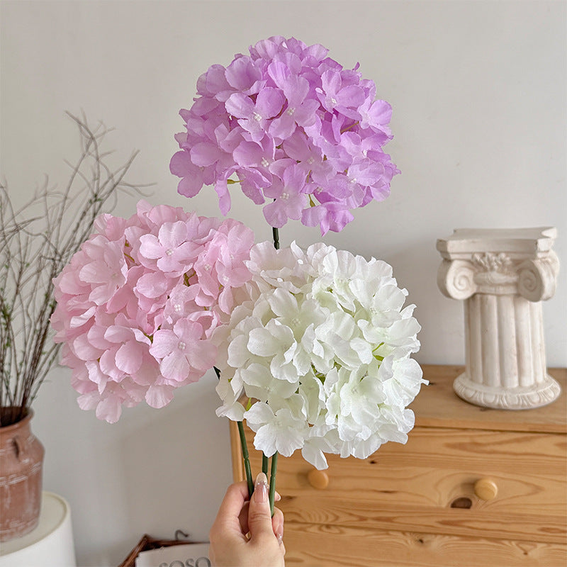 Decorative Artificial Flowers Light Blue Champagne | Thrascher