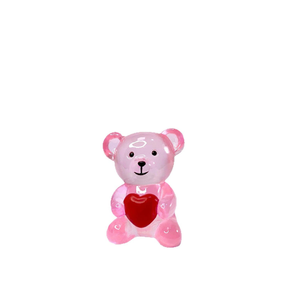 Decorative Bear Figure with Heart | Thrascher