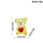 Decorative Bear Figure with Heart | Thrascher