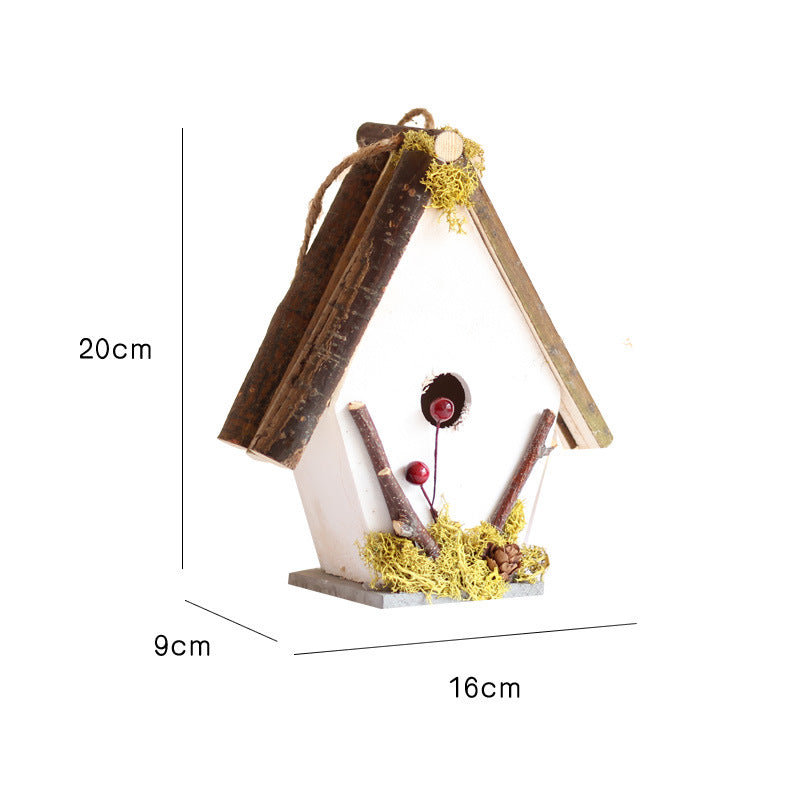 Decorative Birdhouse Wood Hanging | Thrascher