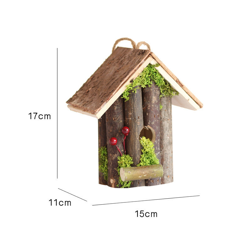 Decorative Birdhouse Wood Hanging | Thrascher