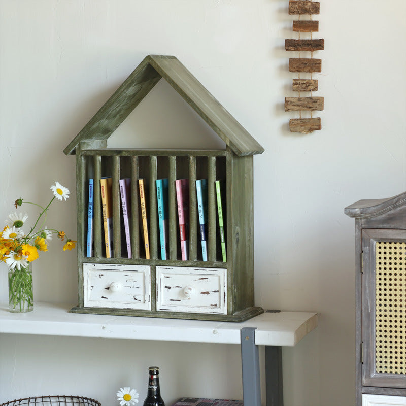 Decorative Bookshelf Wood | Thrascher