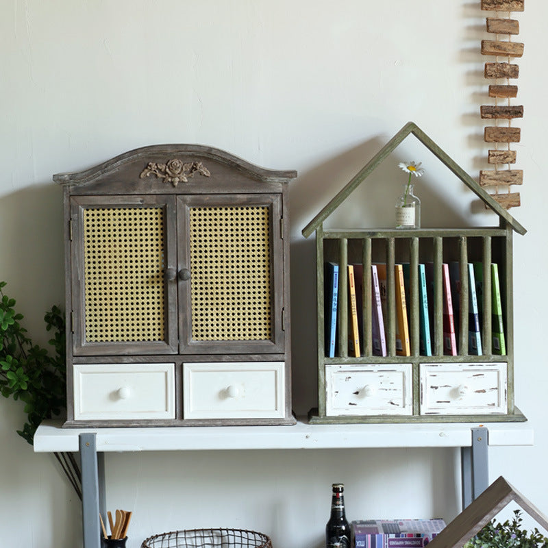 Decorative Bookshelf Wood | Thrascher