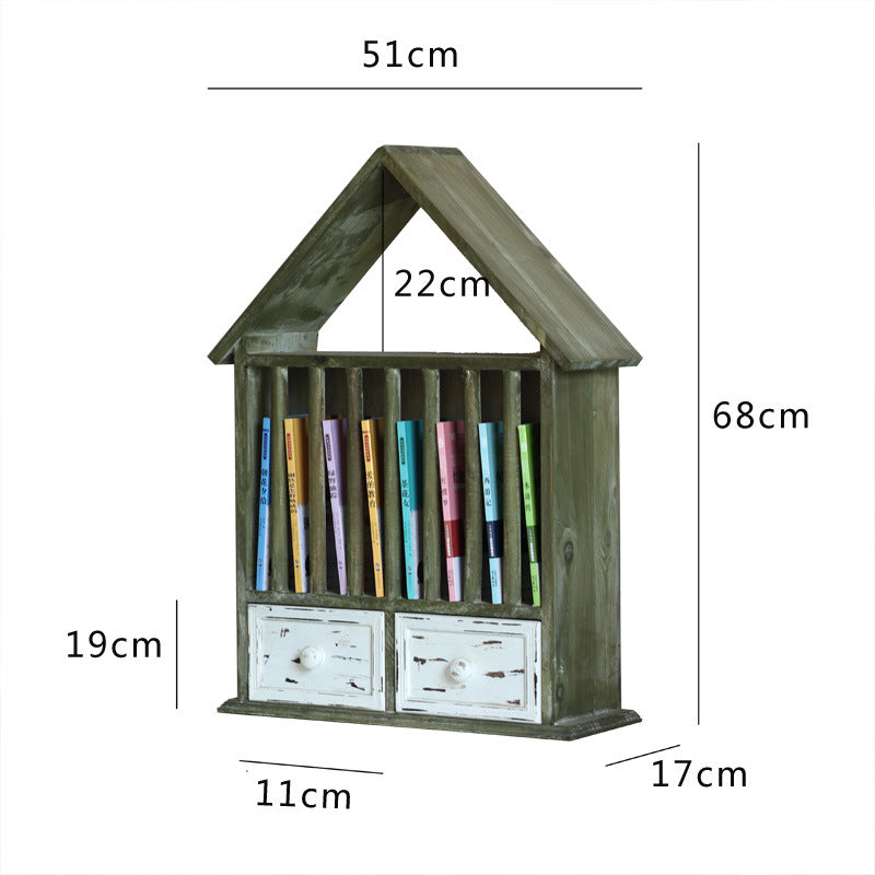 Decorative Bookshelf Wood | Thrascher