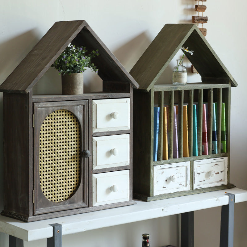 Decorative Bookshelf Wood | Thrascher