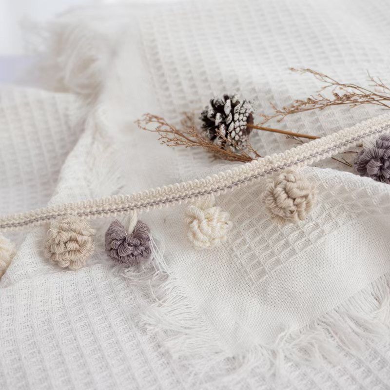 Decorative Border with Pompons | Thrascher