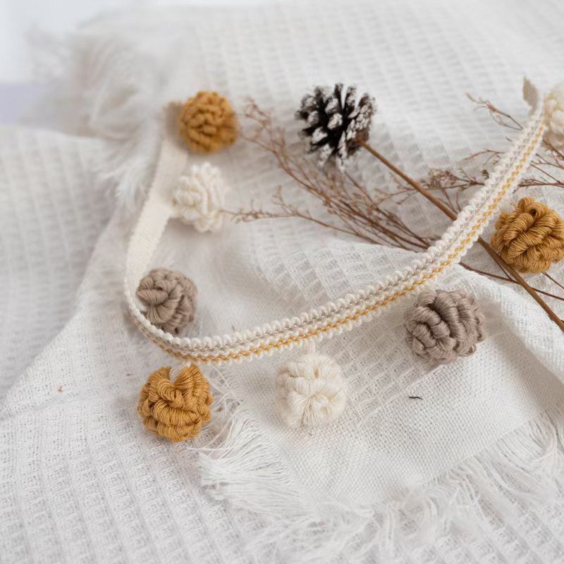 Decorative Border with Pompons | Thrascher