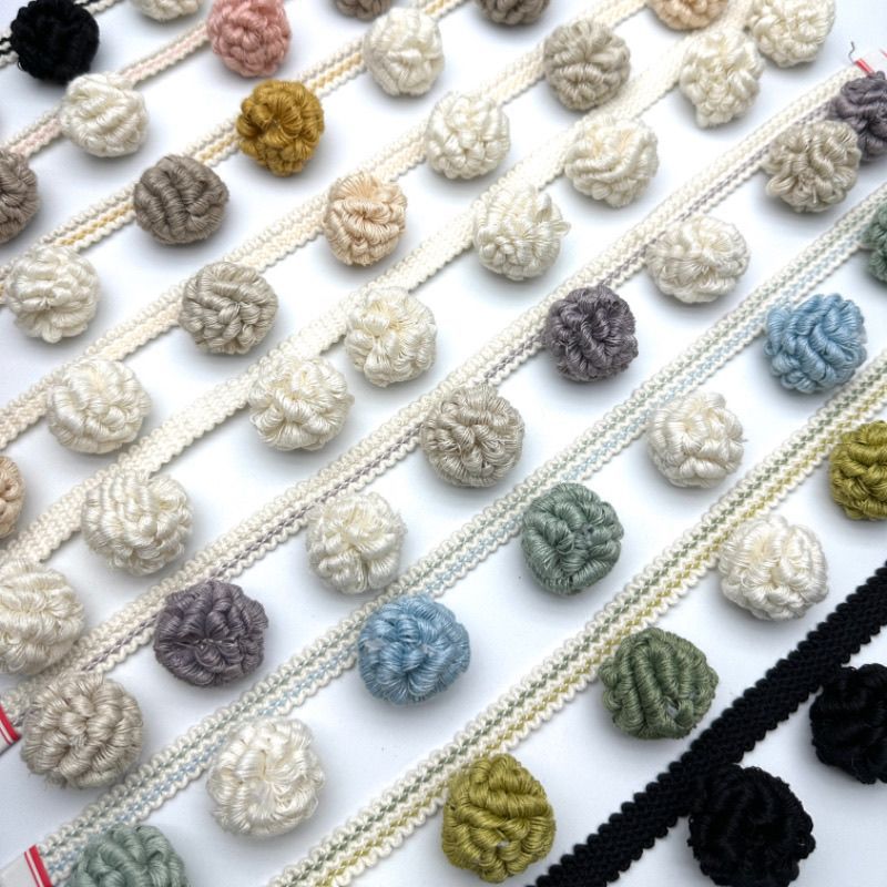 Decorative Border with Pompons | Thrascher