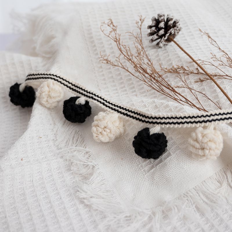 Decorative Border with Pompons | Thrascher